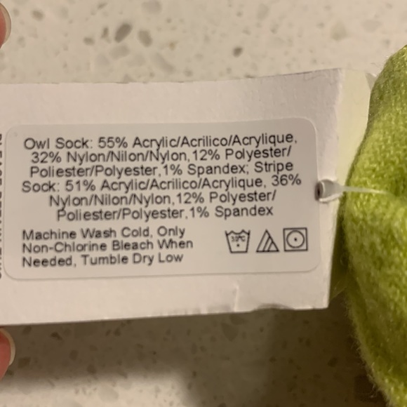 LOFT Owl and Stripes 2-Pack Cozy Socks New With Tag - Picture 8 of 8